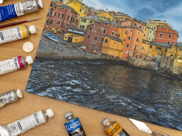 Tides of Color in Boccadasse Painting