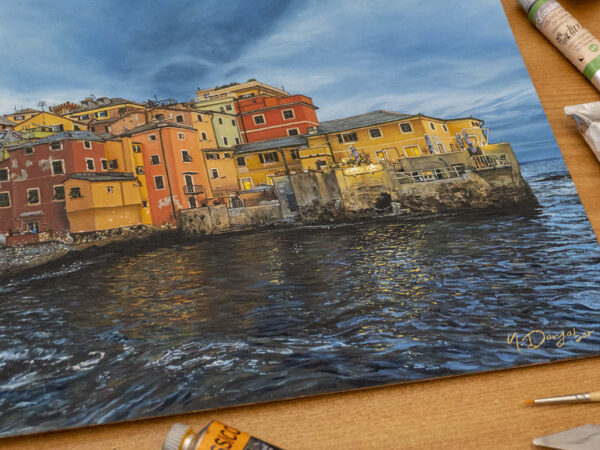 Tides of Color in Boccadasse Painting