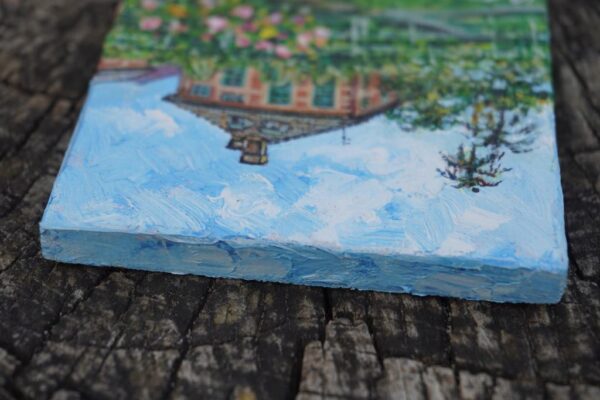 Echoes of a Mediterranean Garden, Plein Air, Oil Painting, Nervi, Genova, Italy