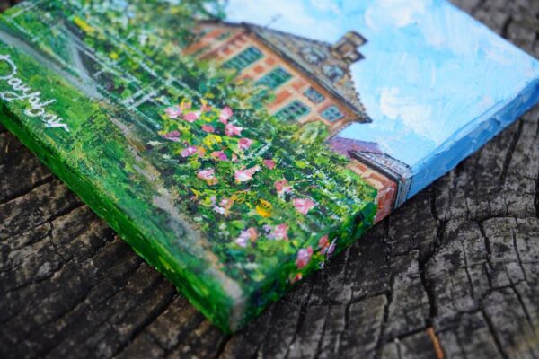 Echoes of a Mediterranean Garden, Plein Air, Oil Painting, Nervi, Genova, Italy