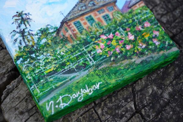 Echoes of a Mediterranean Garden, Plein Air, Oil Painting, Nervi, Genova, Italy