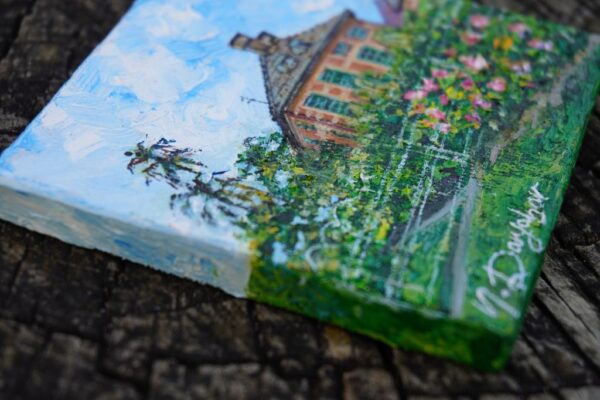 Echoes of a Mediterranean Garden, Plein Air, Oil Painting, Nervi, Genova, Italy