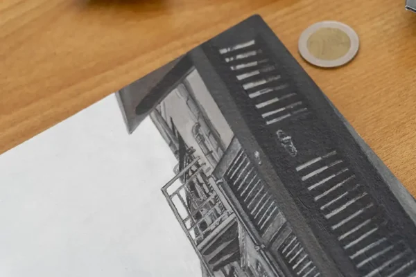 The Fishing Village Oil Painting