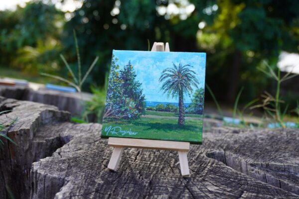 Summer Lights Mini Plein Air Oil Painting, Genova, Italy