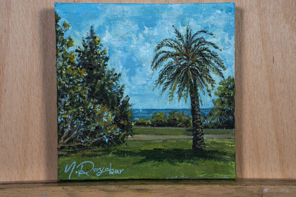 Summer Lights Mini Plein Air Oil Painting, Genova, Italy
