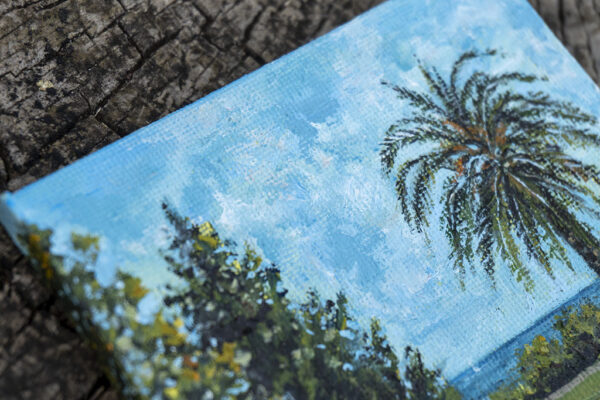 Summer Lights Mini Plein Air Oil Painting, Genova, Italy