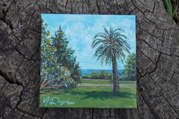 Summer Lights Mini Plein Air Oil Painting, Genova, Italy