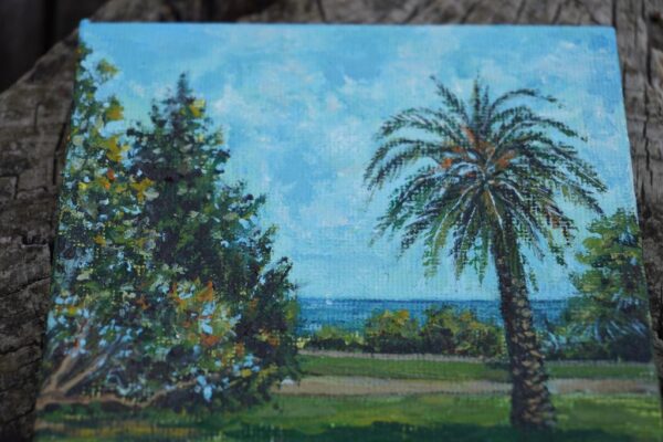 Summer Lights Mini Plein Air Oil Painting, Genova, Italy