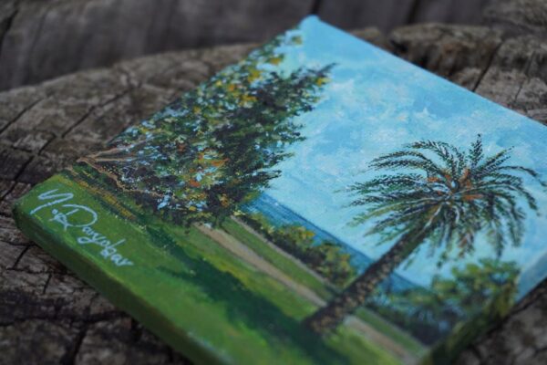 Summer Lights Mini Plein Air Oil Painting, Genova, Italy
