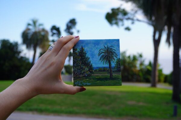 Summer Lights Mini Plein Air Oil Painting, Genova, Italy