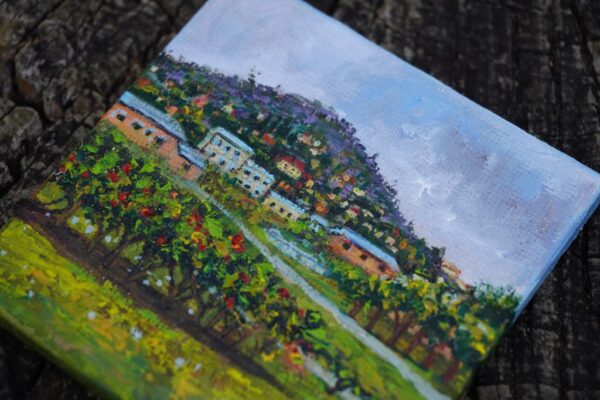 The Afternoon That Stayed, Oil Painting, Plein Air, Nervi, Genova, Italy